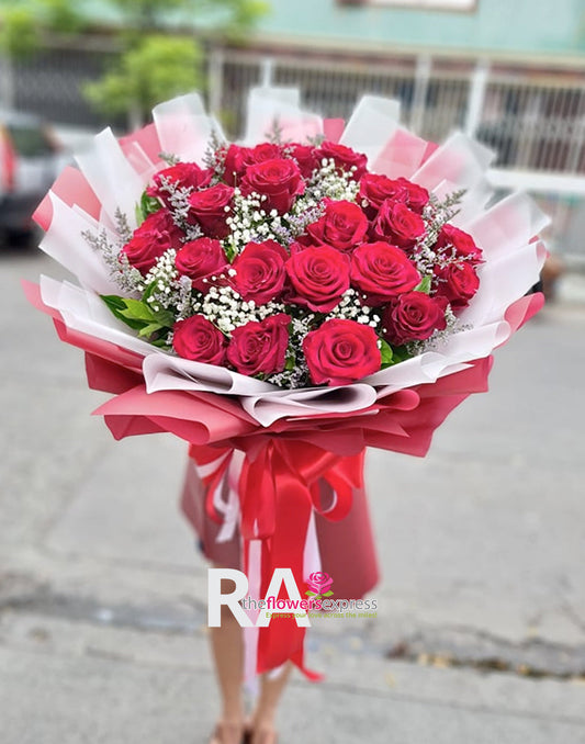 Midsummer Night Red Ecuadorian Roses